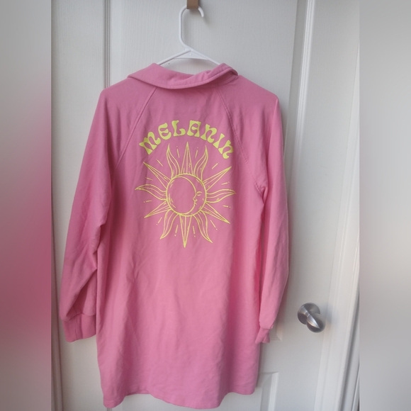 Target BHM Melanin Pink Long-Sleeve Polo Dress Size Small - Picture 4 of 4